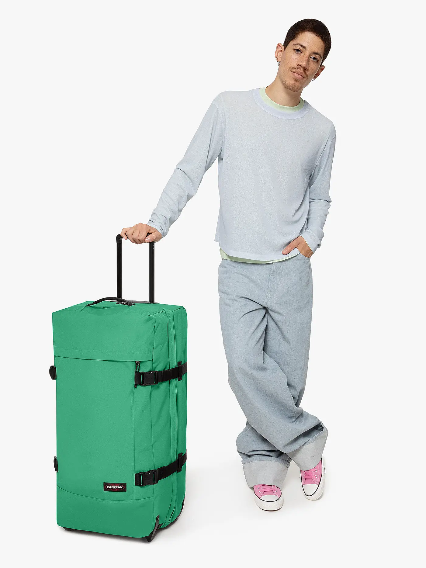 EASTPAK | Reisetrolley Tranverz L 121L | grün